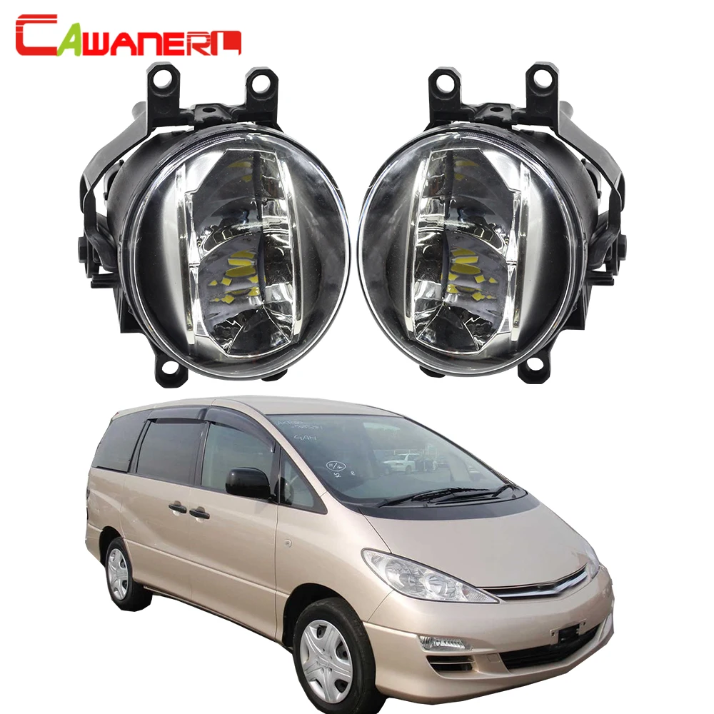 

Cawanerl Car 4000LM Fog Light LED Daytime Running Light DRL White 12V For Toyota Estima 2000 2001 2002 2003 2004 2005 2006