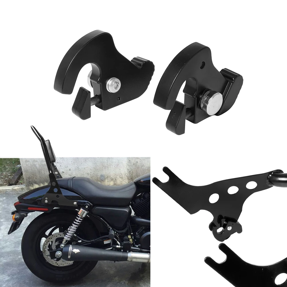 

Black Detachable Rotary Latch Kit For Harley Touring Sissy Bar Luggage Racks Sportster 883 1200 Fat Boy Road King XL883 XL1200