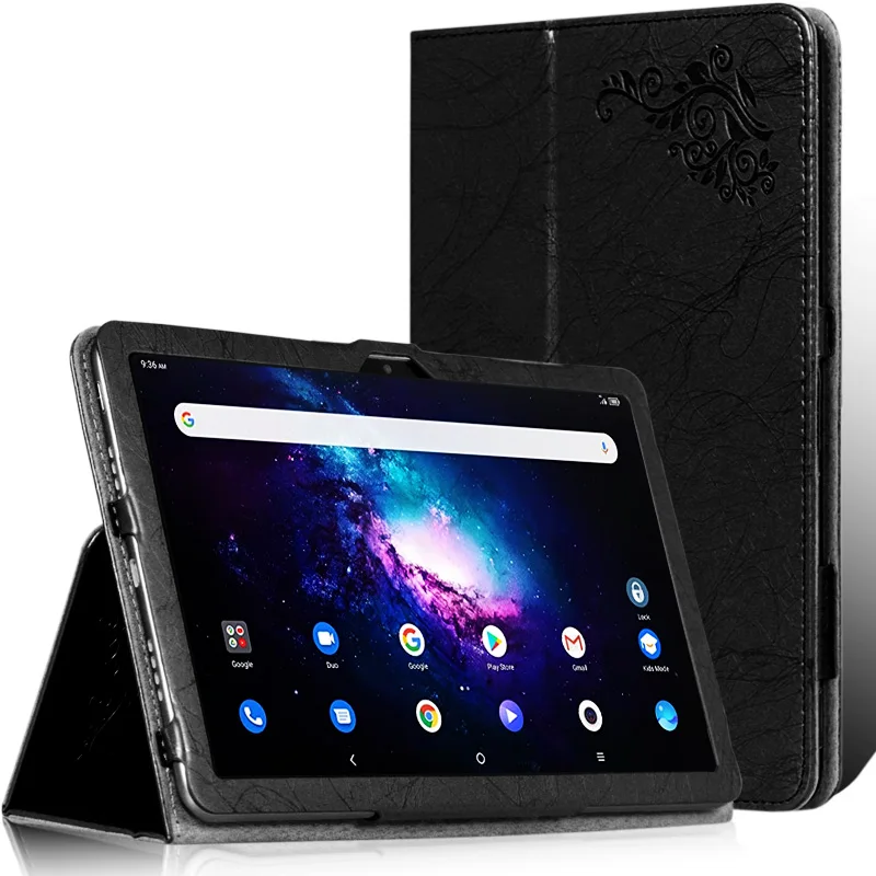 For CHUWI HiPad Air/max 10.3 Android Hipad pro 10.8 Tablet Case Print PU Leather Folding Stand with Hand Holder Magnetic Cover