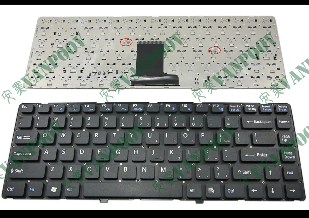 

Новая клавиатура для ноутбука US для Sony VPC-EA VPC EA PCG-61212W PCG-61211W PCG-61211T PCG-61212T PCG-61311M Black без рамки