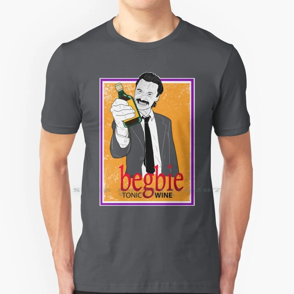 Trainspotting Francis Begbie Buckfast Tonic Wine T-Shirt 100% Cotton T Shirt Franco Begbie Francis Begbie Buckfast Irvine Welsh