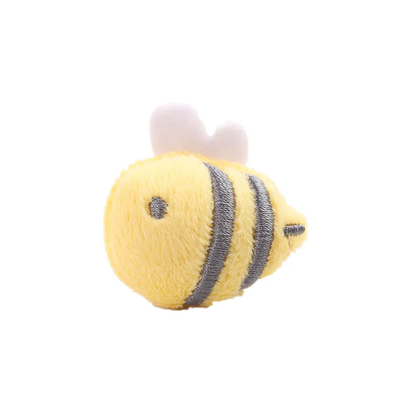 10pcs/lot DIY Handmade Cute cartoon small bee dolls Appliques For Clothes Sewing Supplies DIY Hair clip Decoration