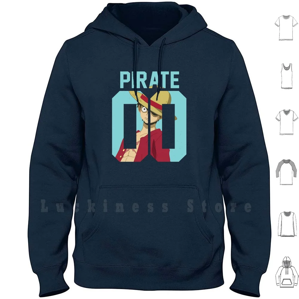 

Luffy Jersey Hoodies Long Sleeve Luffy Anime Manga Zoro Sanji Pirate Ace Chopper Japan Nami Hat Devil Fruit Franky