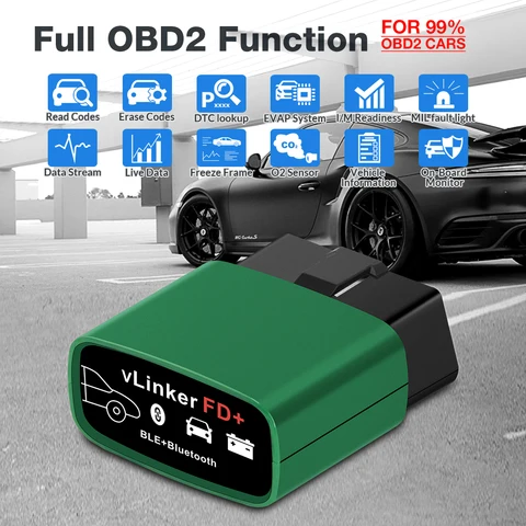 Vgate vLinker FD + ELM327 BT 4,0 FORScan для Ford wifi OBD2 автомобильный диагностический OBD 2 сканер J2534 ELM 327 MS CAN автомобильные инструменты