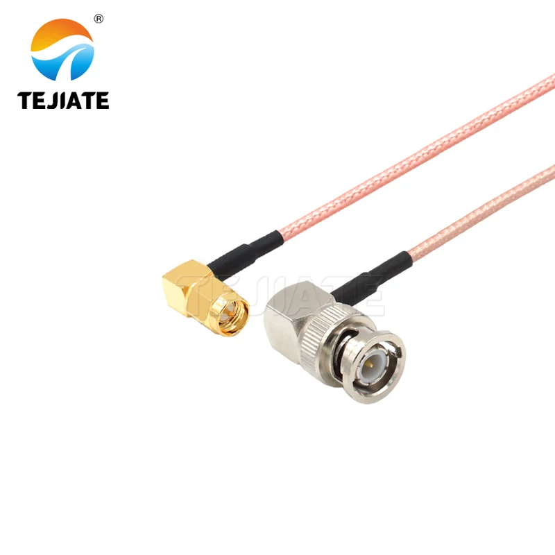 1 pz TEJIATE cavo adattatore BNC a SMA tipo BNC-JW converti SMA-JW 8-90CM 1M 1.5M 2M lunghezza connettore RG316 filo