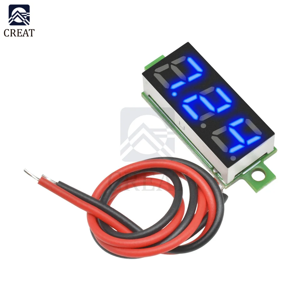 Super Mini Digital LED Car Voltmeter Voltage Volt Panel Meter 0.28