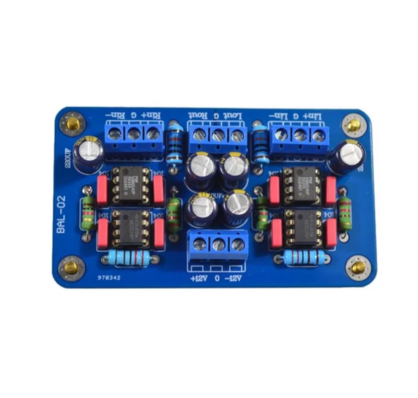 NEW SSM2141 Balanced XLR Signal To Unbalanced RCA Single-ended Power Amplifier 5532 OP AMP For Audio Sound Amplifiers