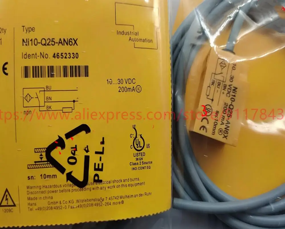 

3pcs New High Quality Truck Small square proximity sensor NI10-Q25-AN6X NI10-Q25-AP6X NI10-Q25-RP6X NI10-Q25-RN6X
