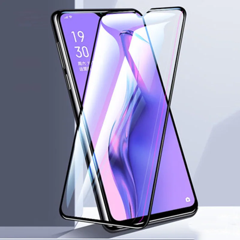 3D Full Glue Tempered Glass For OPPO A7 Full Cover 9H film Explosion proof Screen Protector For OPPO A7X