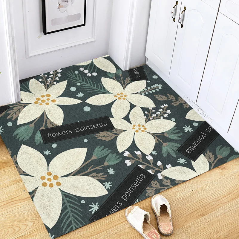 Bedroom Door Mat Entrance Carpet Kitchen And Living Room Entrance Floor Mats Are Waterproof, Non-slip And Can Be Scrubbed