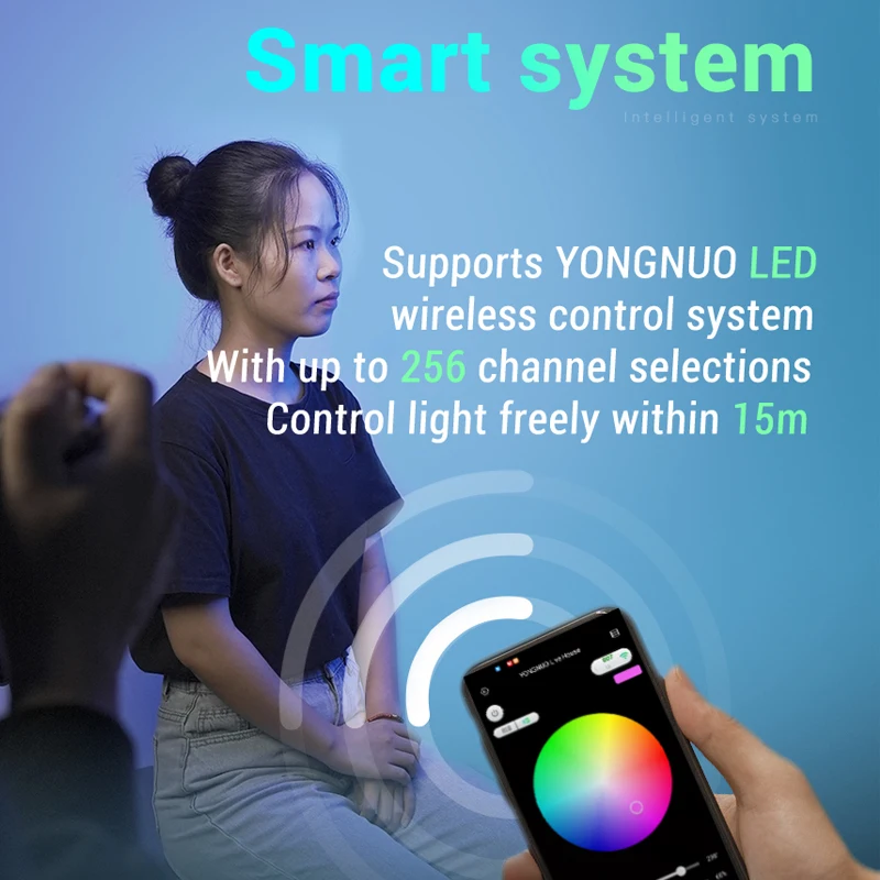 YONGNUO YN660LED มือถือ LED Video Light Touch ปรับ Bi-colo 2000-9900k สี RGB รีโมทคอนโทรลสินค้าใหม่โคมไฟ