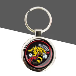Chrome Motorcycle Keychain Key Ring Case for Honda Hornet CBR1000 CB1000 CB600 600CC