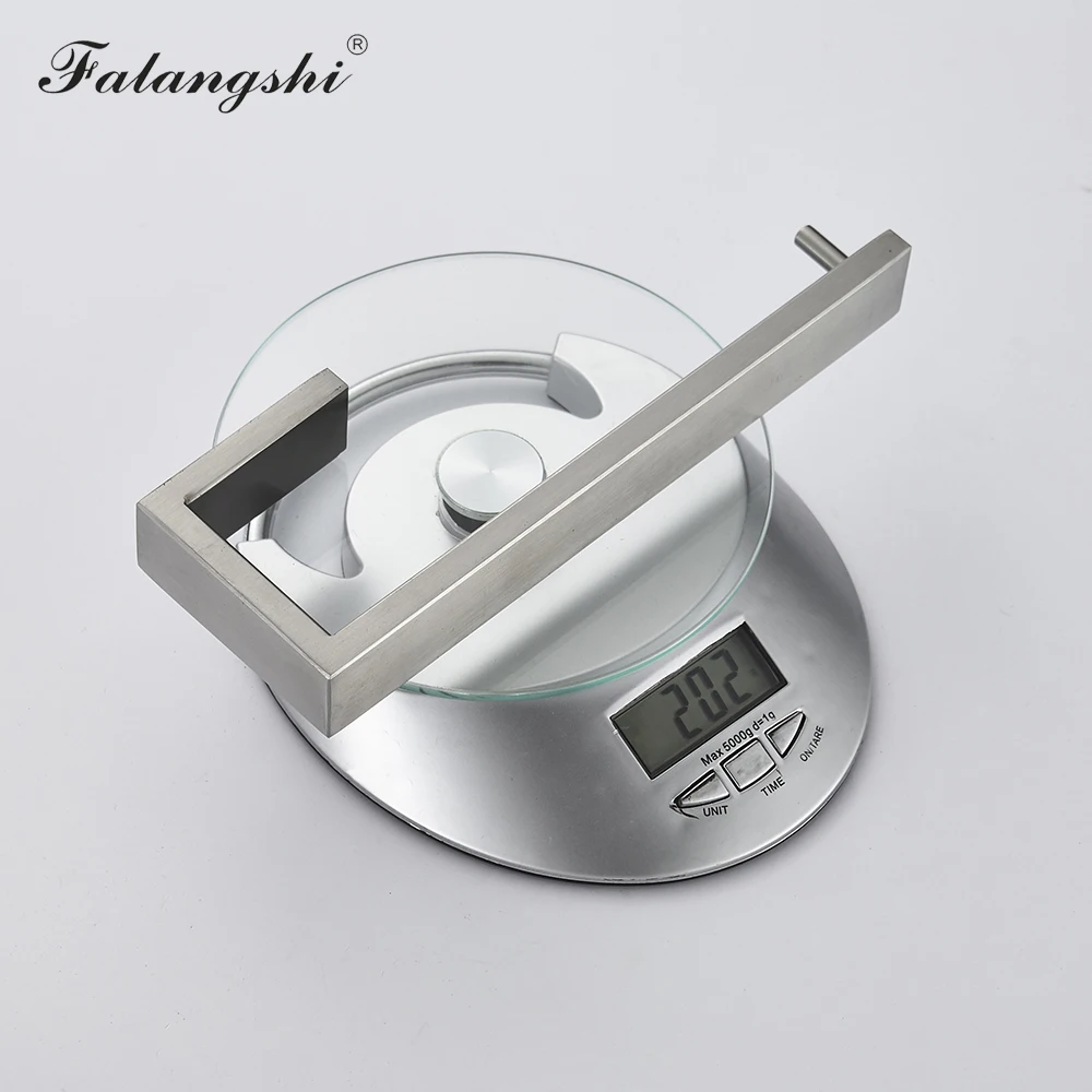 Bathroom Hardware Set Robe Hooks Tissue Roll Paper Holder Towel Holder Single Towel Bar Brushed Bath Accessories WB8857