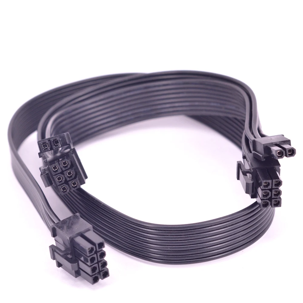 PCI-e 8Pin 1 to 2 Port 6+2pin Spliter Power Supply Cable Dual PCIe 8 Pin 6Pin for Corsair CX850M CX750M CX600M CX500M CX430M