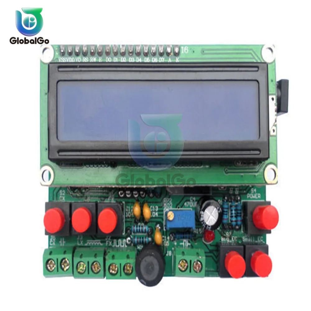 Digital Capacitance Inductance Meter Frequency Meter DIY Capacitance Measuring Tester Tool Capacitance Meter DC 8-14V AC 7