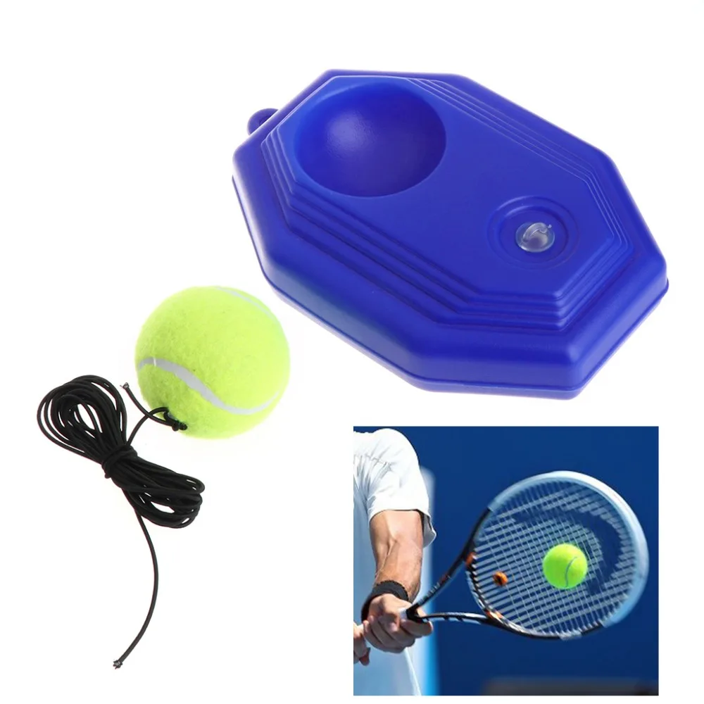 Tennis Trainer Tennis Training Ball Tennis Racket Training Practice Balls Back Base Trainer Tool String Elastic Rope Exercise