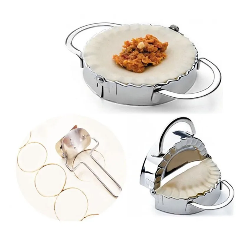 

Stainless Steel Dumpling-making Device to Cut Dumpling Skin Mold Dough Circle Roller Machine Pastry Cutters Dumpling Maker