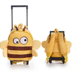wheeled backpack for kids Rolling backpack bags kindergarten toddle backpack for girls Travel Trolley backpack bags for boys