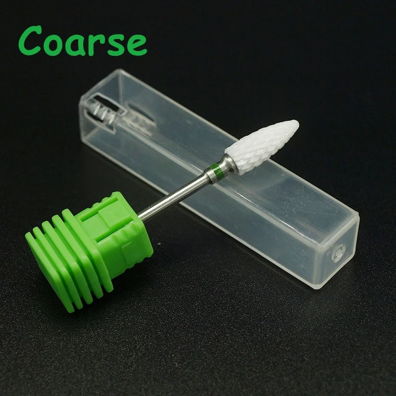 Ceramic Nozzle Nail Art Drill Bit Mill Cutter For Nail Electric Drill Manicure Machine Device Accessory Remove Acrylic polish