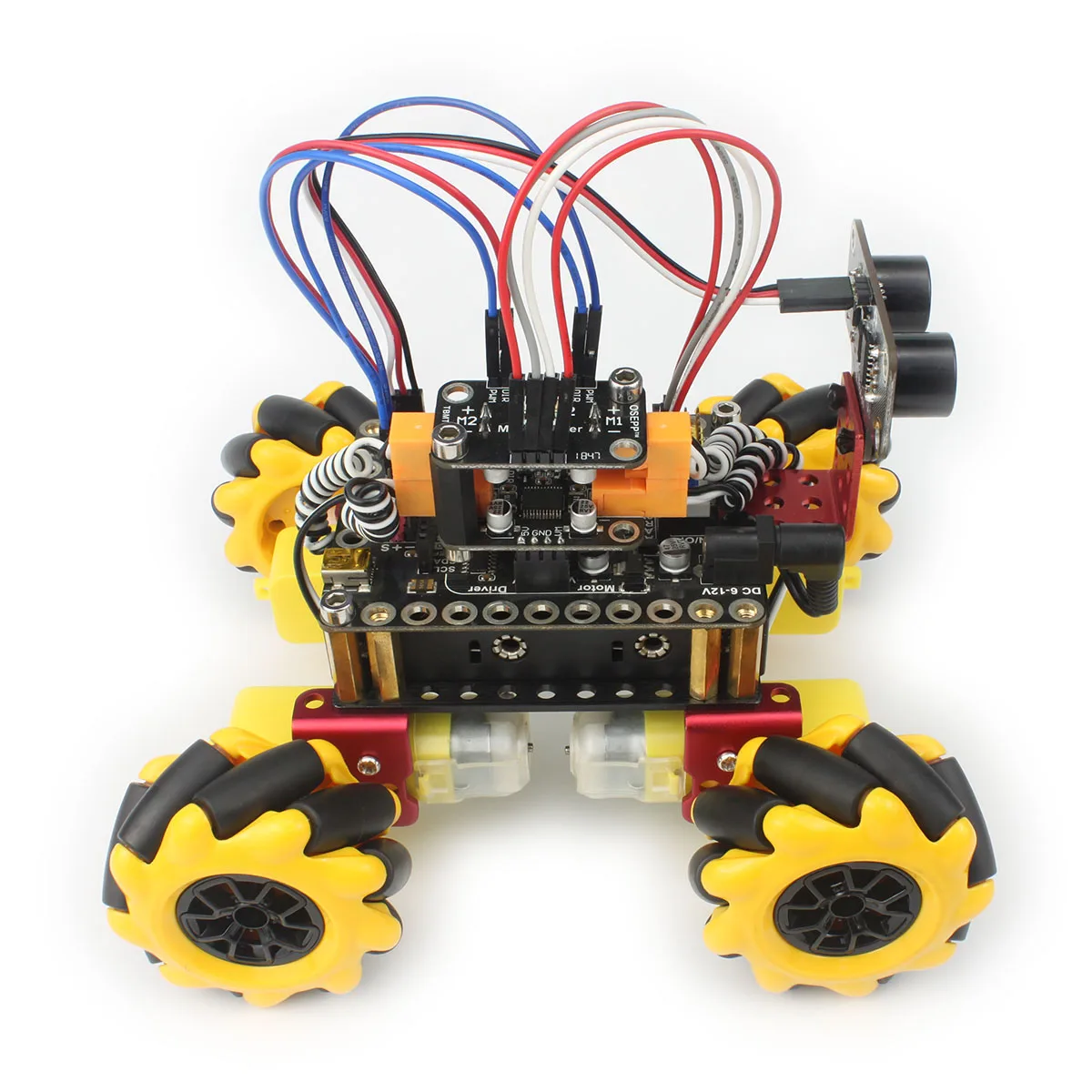 Mecanum Wheel RC Robot Car Kit For Arduino With TT Motor Scratch Graphic Programming STEM Toy