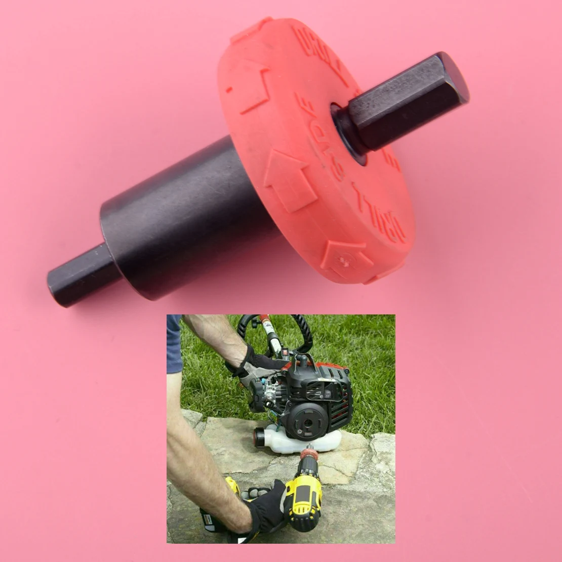 

Electric Engine Start Starter Drill Bit Adapter For Capable Handheld Power Equipment String Trimmers Leaf Blower Cultivator