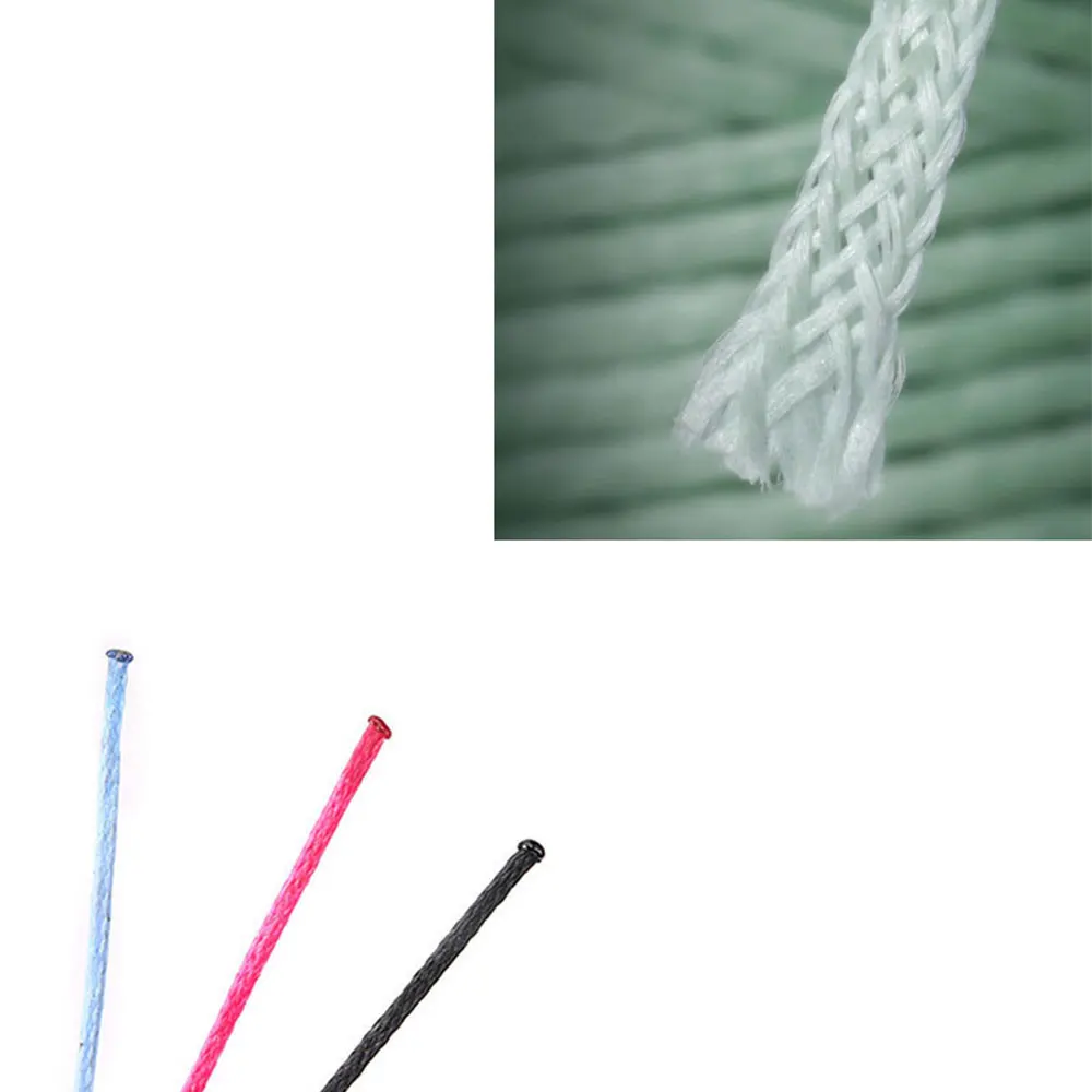 1 roll 200 Meter 1.2 mm  Durable Leather flat Waxed Thread Cord DIY Handicraft Tool Stitching Thread needle work 210D