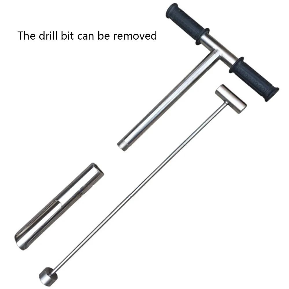 304 Stainless Steel Soil Sampler Geotome Soil Sampling Drill Holland Drill 1M Original Drill Diameter 70MM With Push Handle