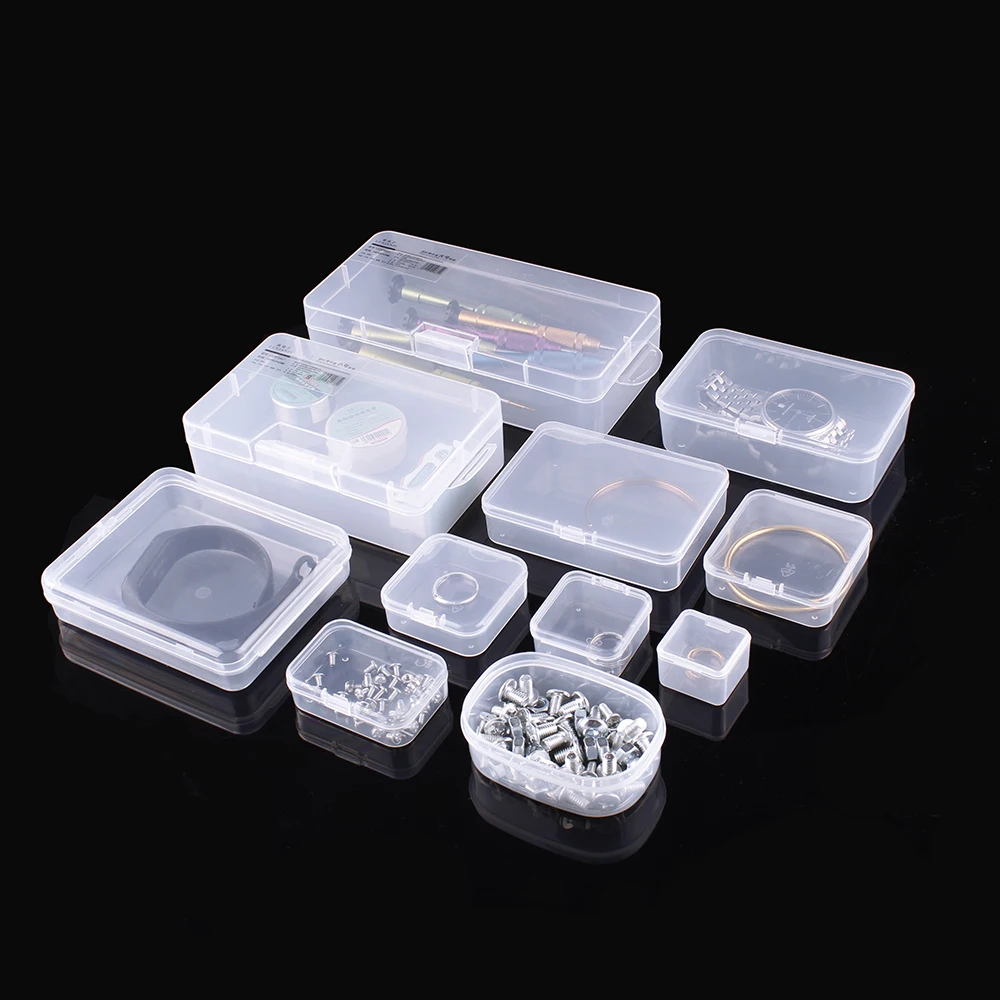 LUXIANZI Di Động Nhựa Người Tổ Chức Trong Suốt Phần Phần Cứng Hộp Đựng Dụng Cụ Trang Sức Tay Tài Khoản Mỹ Phẩm Bảo Quản Hộp Đựng