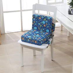 Children's Dining Chair Heightening Seat Cushion Cartoon Baby Adjustable Heightening Dining Chair Cushion Home Chair Cushion Set