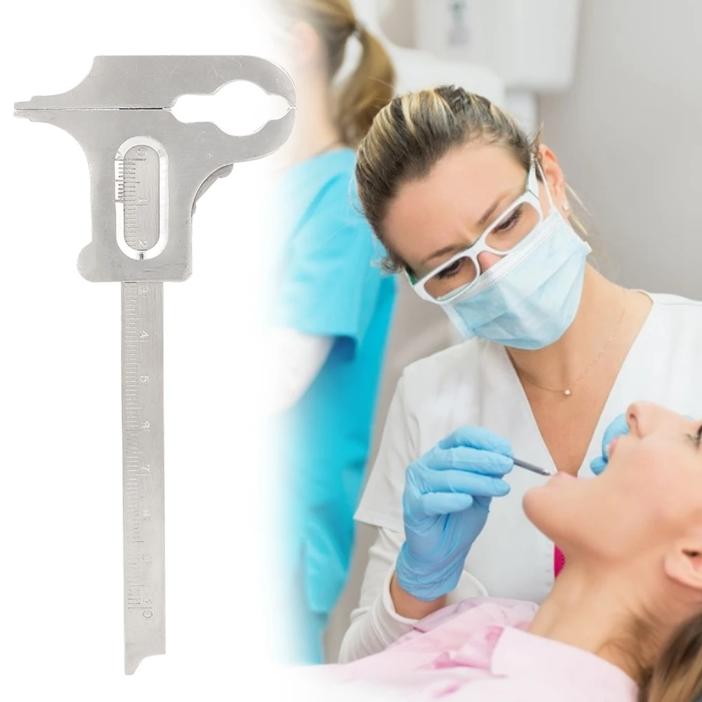 

Стоматологический Верньер-валипер из нержавеющей стали, ортодонтический технический измерительный инструмент