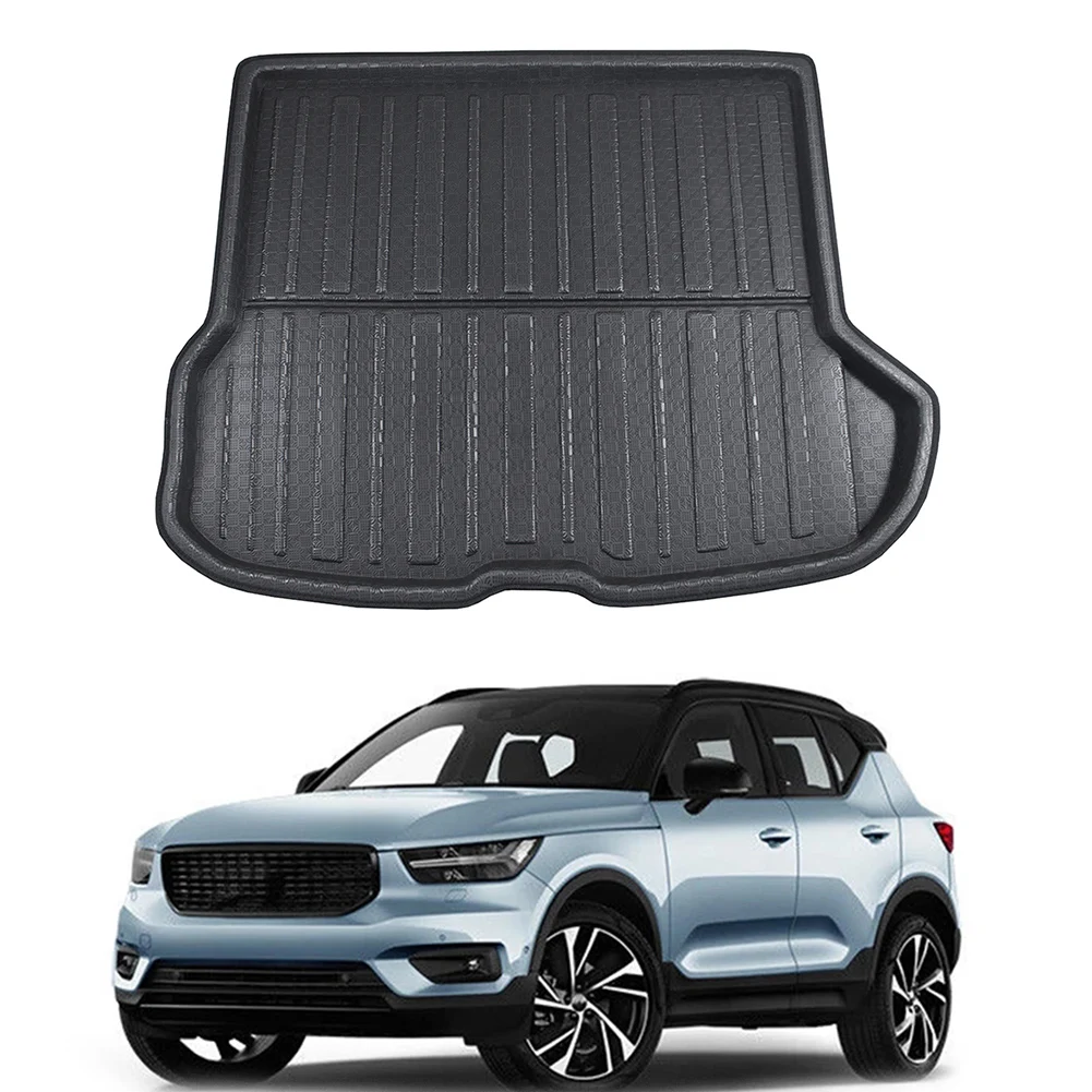 Auto Rear Trunk Cargo Mat Tailored Boot Liner Tray Cover TPR For Volvo XC40 2017 2018 2019 2020 2021 2022 2023 2024