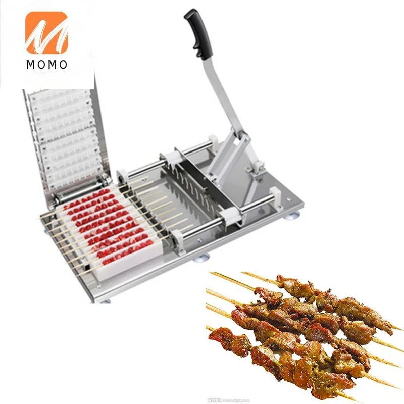 Shish kebab skewer making machine kabab maker meat skewers machine