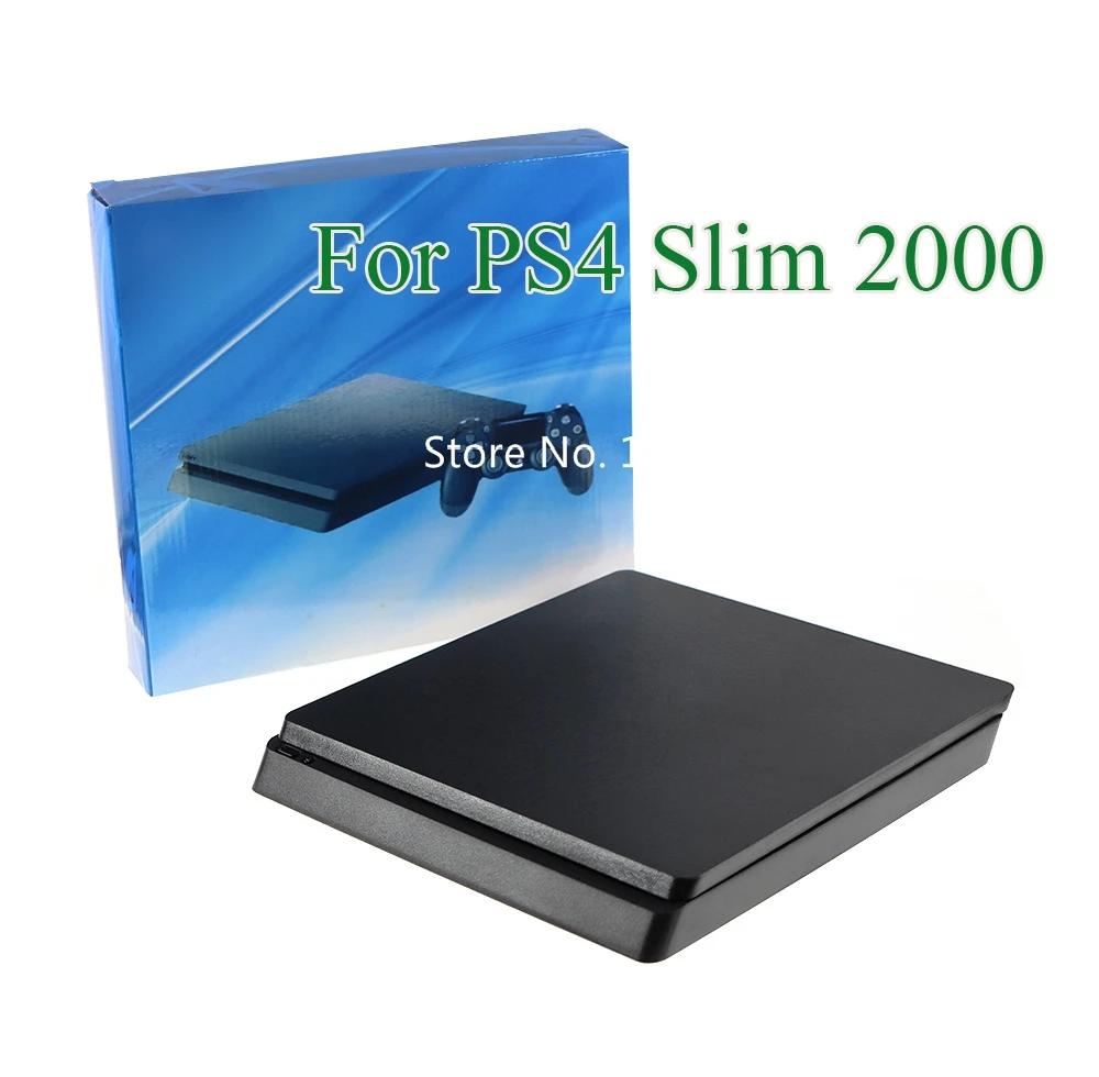 حافظة كاملة لوحدة التحكم PS4 حافظة كاملة مع مسامير لاصقة لجهاز PS4 1000 1100 1200 2000 لـ ps4 pro مع الشعار