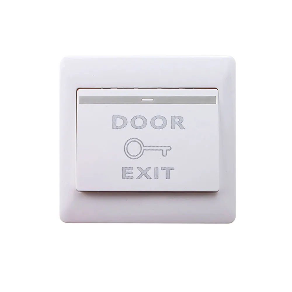 Door Small Exit Push Release Button Switch Panel for Electric Access Control System for Access Control Electric magnetic Lock