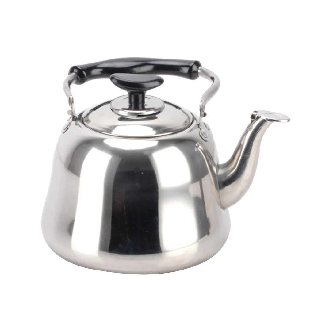 Stainless Steel Whistling Kettle Teakettle Fast Boil Teapot with Infuser for home kitchen cafe restaurant camping 1L 2L 3L