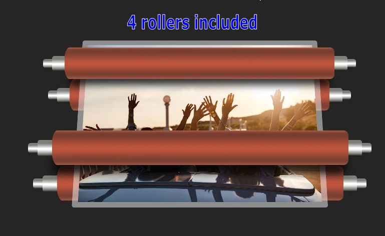 Digital Hot And Cold Roll Laminator Double Function 320mm For Photo Paper ID Card