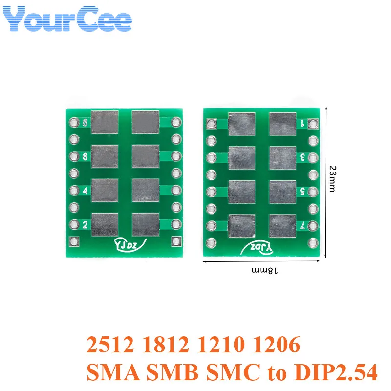 20 sztuk/1 szt. Płytka adaptera SMD do DIP 2.54MM Patch Turn DIP Adapter Board SMD do DIP Adapter
