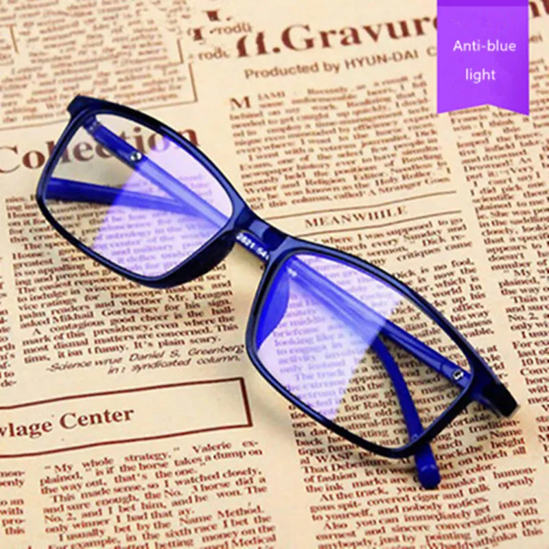 Fashion Small Frame Transparent Color Square Woman Man Glasses Frame Female Anti-blue Light Glasses Eye Protection High Quality