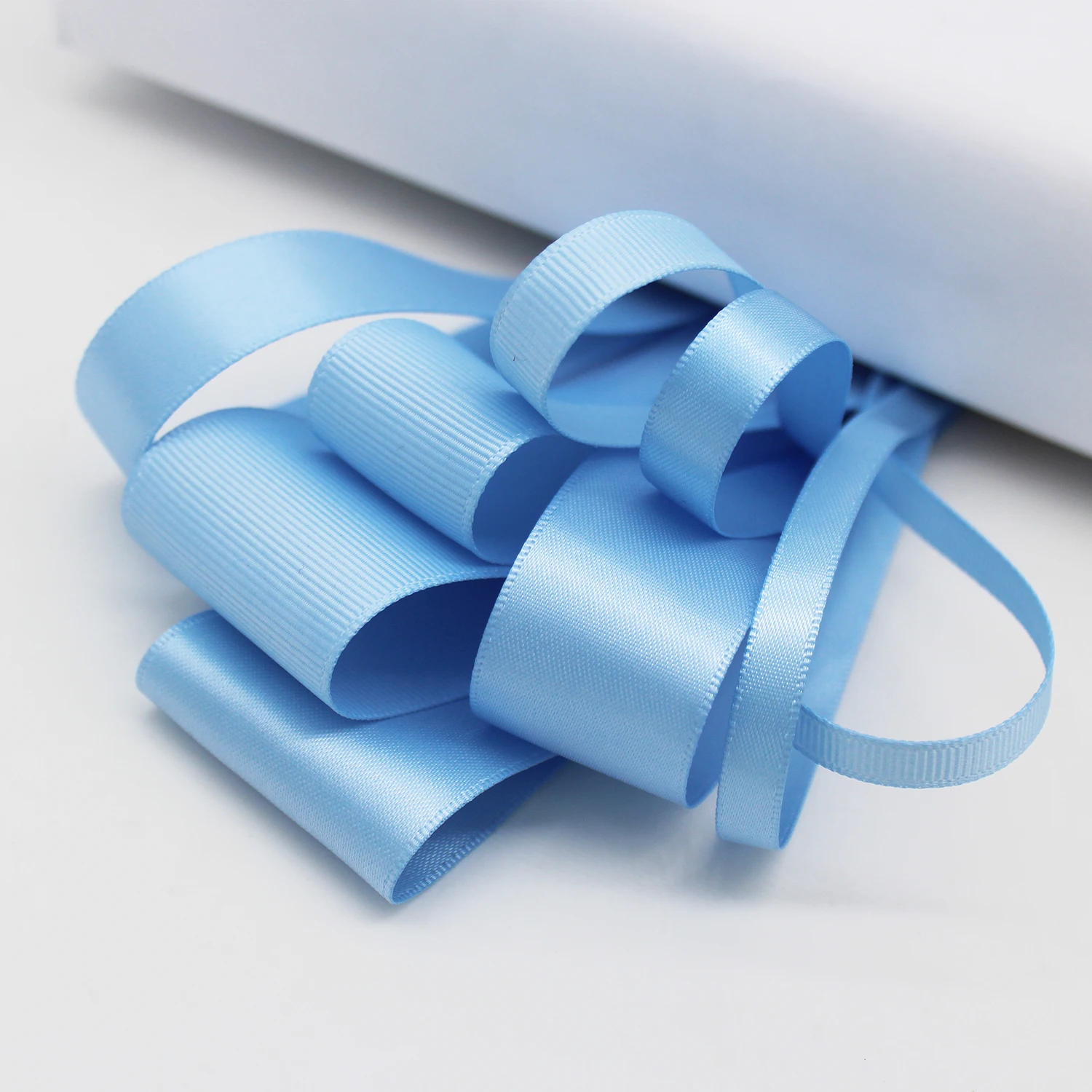 5 Meter/Lot Bluebird Grosgrain Ribbon Satin Ribbon For DIY Sewing Trim Handmade Wrapped Gift Accessories 6mm 9mm 16mm 25mm 38mm