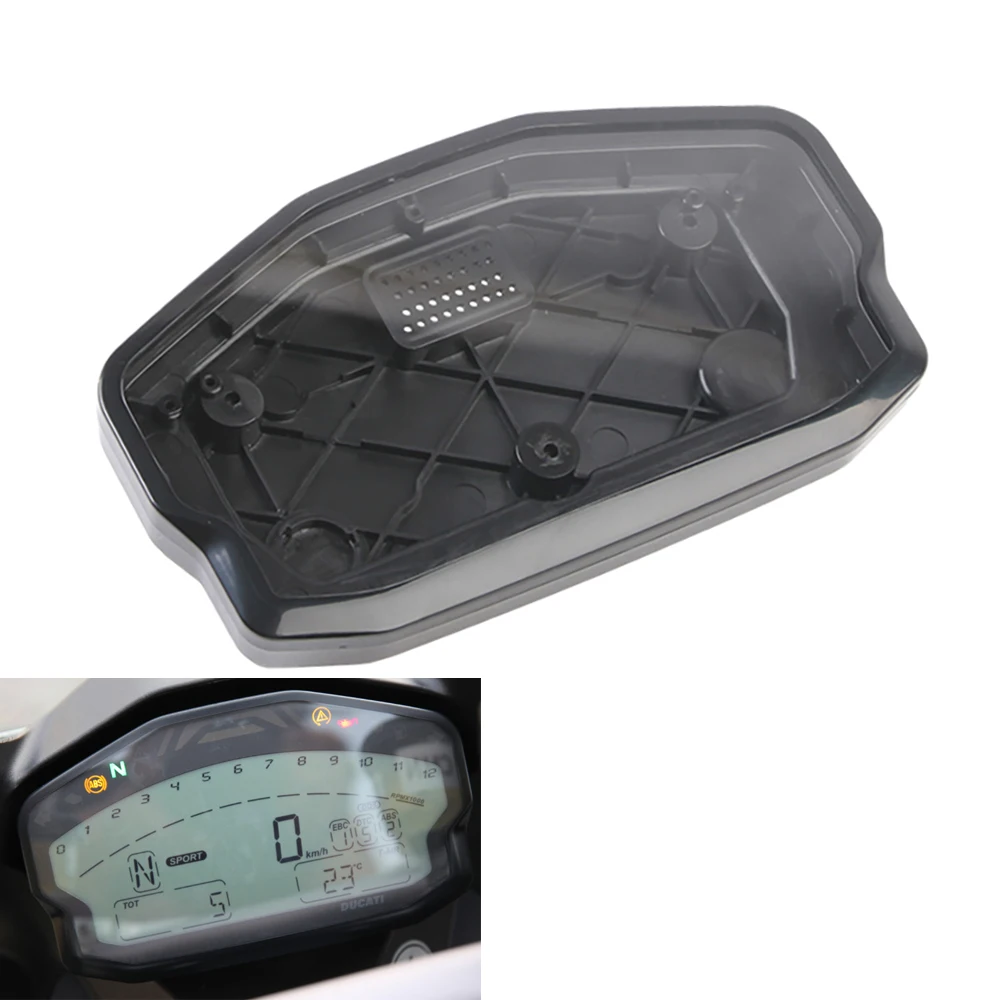 For Ducati 848 959 899 1299 1198 1199 Panigale ABS Plastic Speedometer Case Odometer Gauge Tachometer Housing Instrument Cover