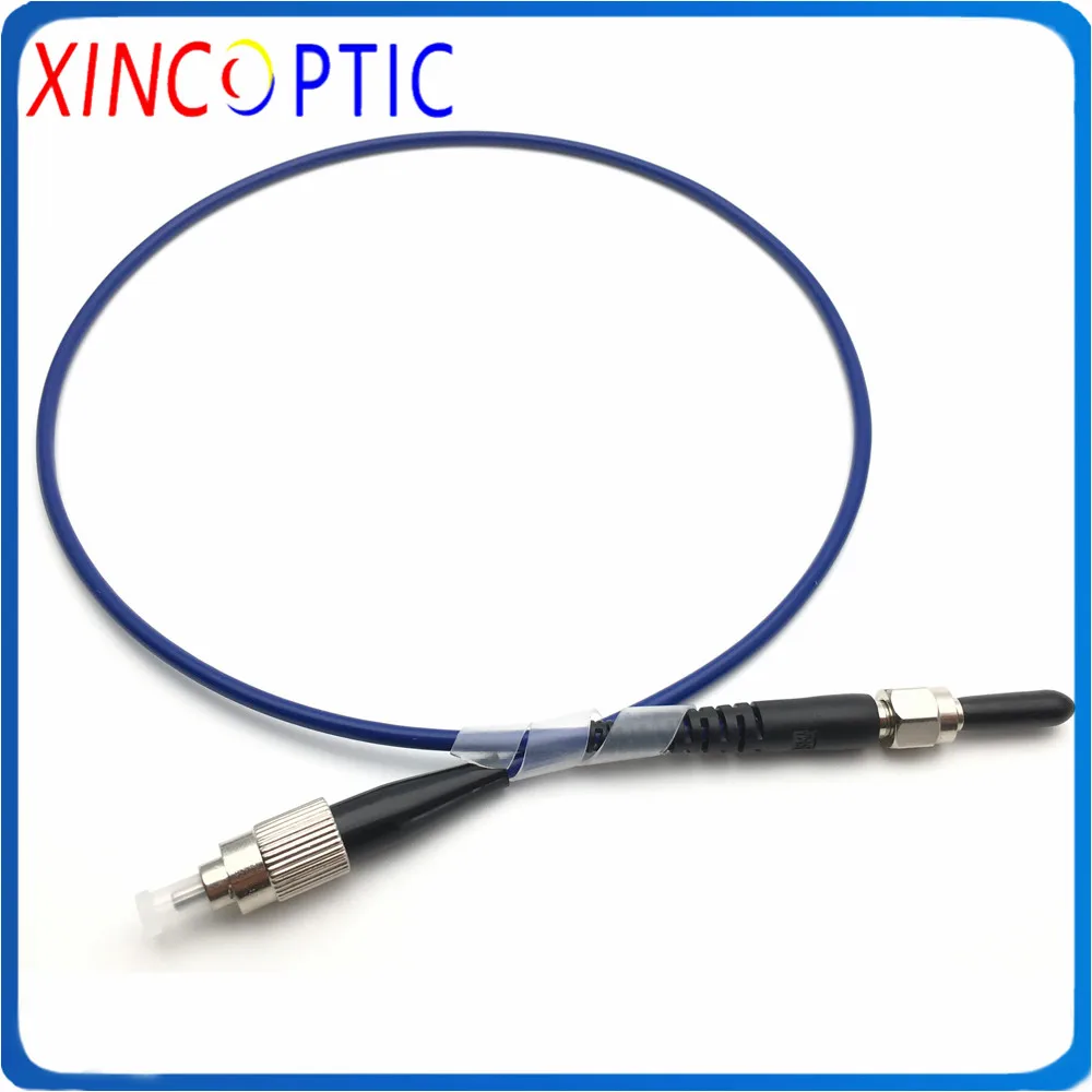 

FC-SMA905/FC/ST Optimized Quartz Metal Core Fiber(UV-VIS 200-1100nm,~0.22NA),3M,300um Armored Fiber Optic Patch Cord Cable