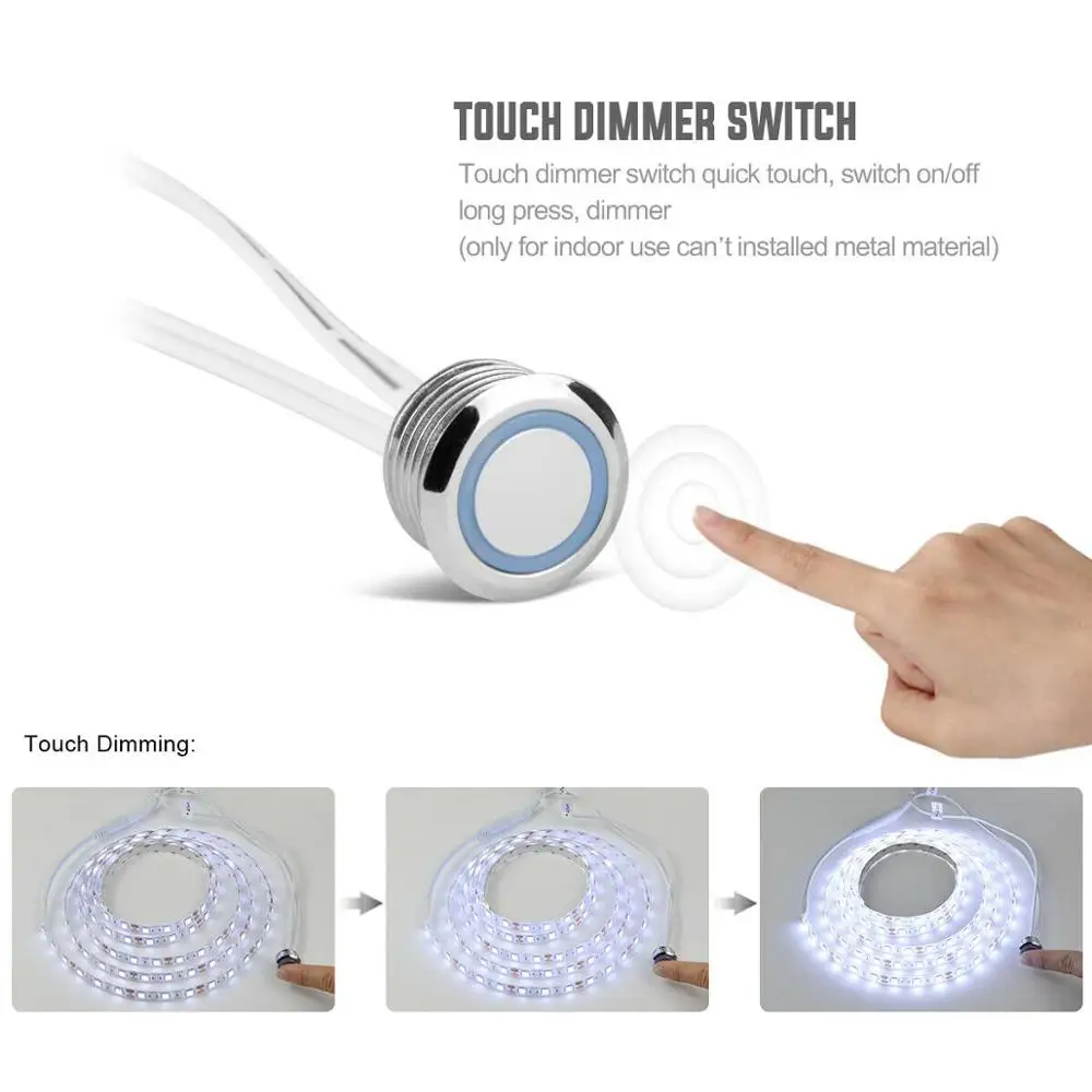 Dimmer LED 5V: La Mejor Solución para Controlar Luces de Cinta con Sensor Táctil