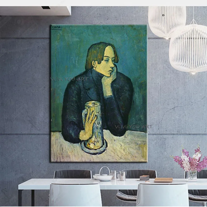 Abstract Wall Art Pictures For Living Room Modern Home Decor Famous Artworks By Picasso Canvas Oil Painting Unframed Large Size