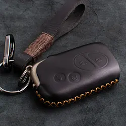 1 PCS Genuine Leather Key Case Cover Fob For Lexus IS250 ES240 ES350 RX270 RX350 RX300 Remote Keyless Holder Car Accessories