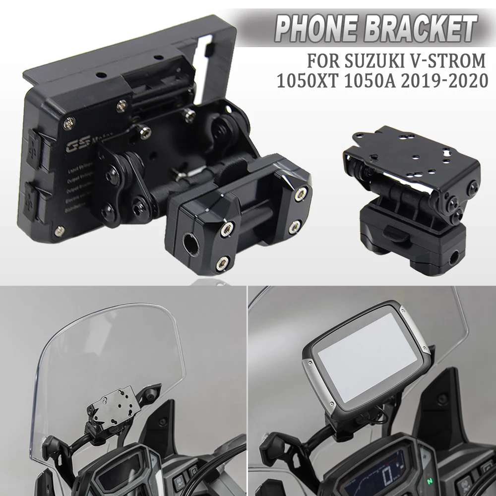 

NEW Motorcycle Front Phone Stand Holder Phone GPS Navigaton Plate Bracket For SUZUKI V-Strom 1050XT 1050 XT ADV DL1050XT 19-20