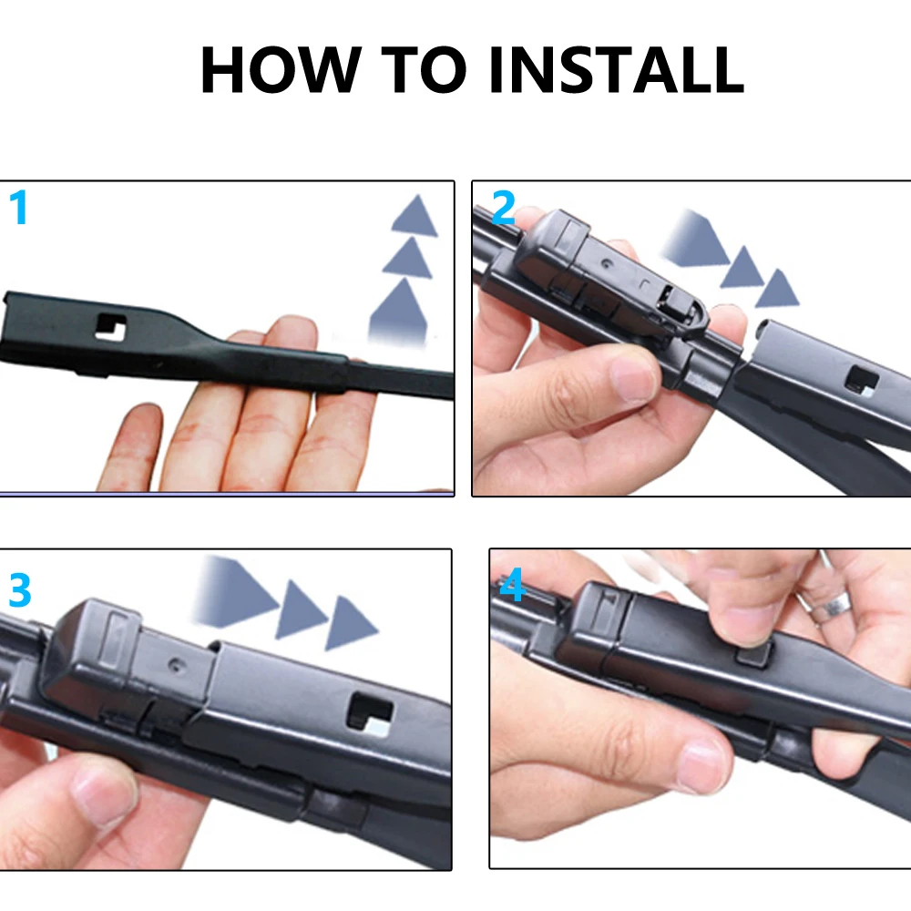 Car Wiper Blades for Skoda Fabia 2 5j 2007~2014 Front Windscreen Brushes 2008 2009 2010 2011 2012 2013 Car Accessories Goods