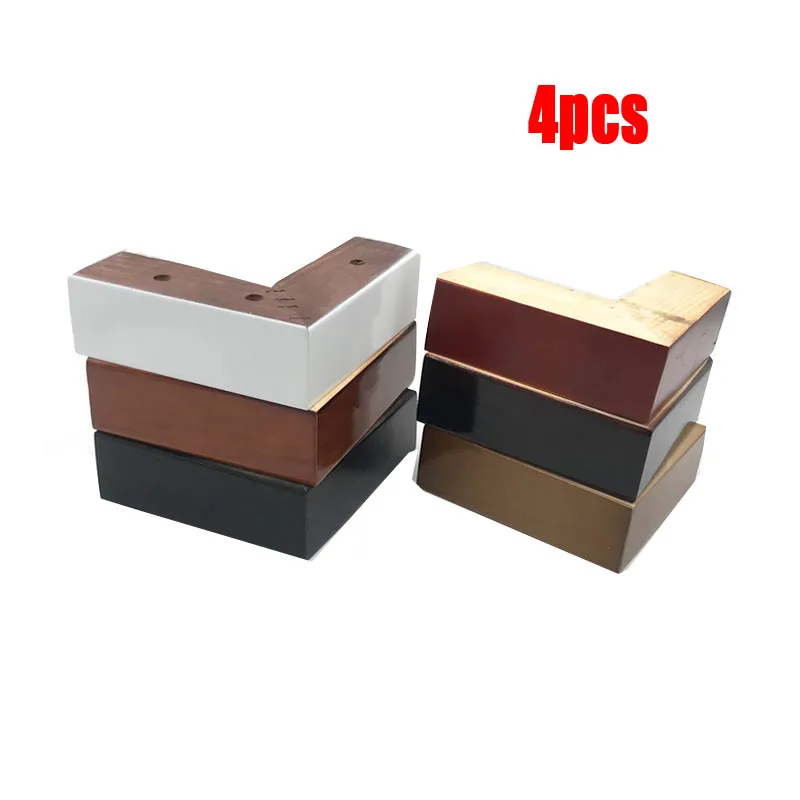 4pcs Wooden Furniture Leg Base For Sofa Chair Foot Cabinet Drawers TV Rack Dresser Desk Wardrobes Cabine Support Stand Leg