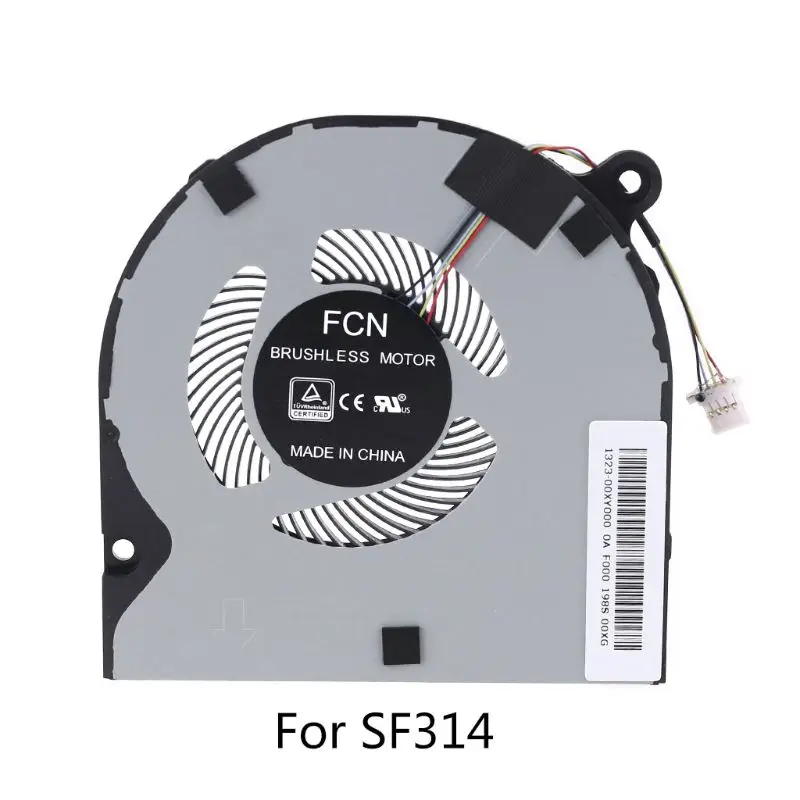 Laptop Notebook CPU Cooling Fan Cooler Radiator Replacement for Acer SWIFT 3 SF314-52-7169 FCN DFS561405PL0T FJHL 5V 0.5A