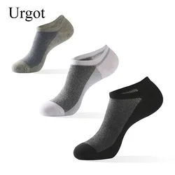 Urgot 5 Pairs Men's Cotton Spring Summer Socks Europe America Plus Fat Extra Large Ankle Socks Big Size 46,47,48 Male Sox Meias