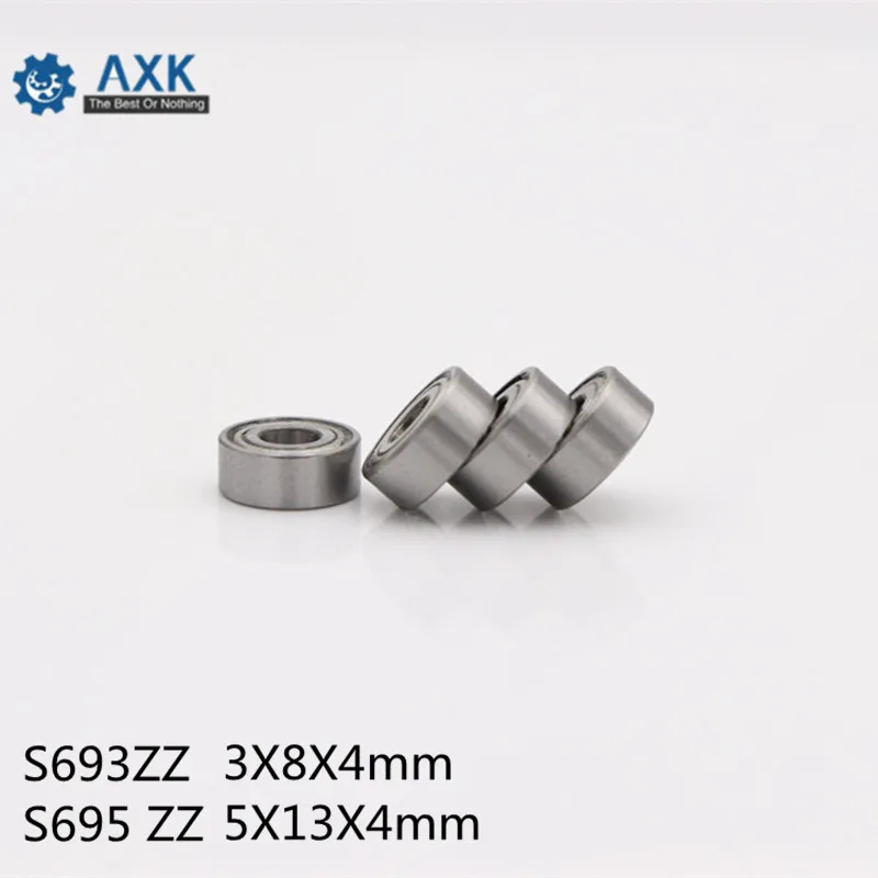 S693ZZ  S695 ZZ Bearing 3*8*4 mm ( 100PCS )  5x13x4mm ABEC-1 440C Roller Stainless Steel S693Z S693 S695 Z ZZ Ball Bearings